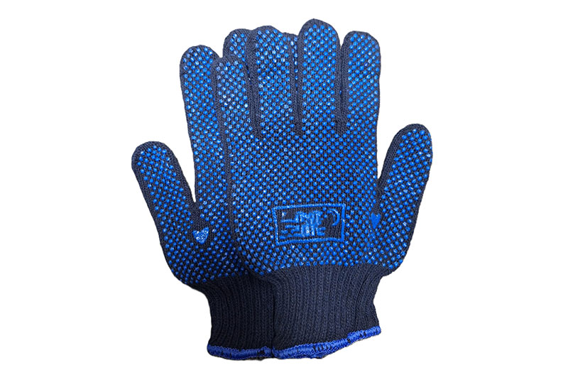 Cotton Knitted PVC Dotted Gloves